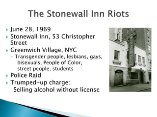 A Condensed History of Queer Clubs & Pubs | PPT