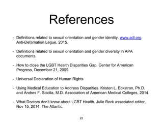 LGBT Health Disparities | PPTX