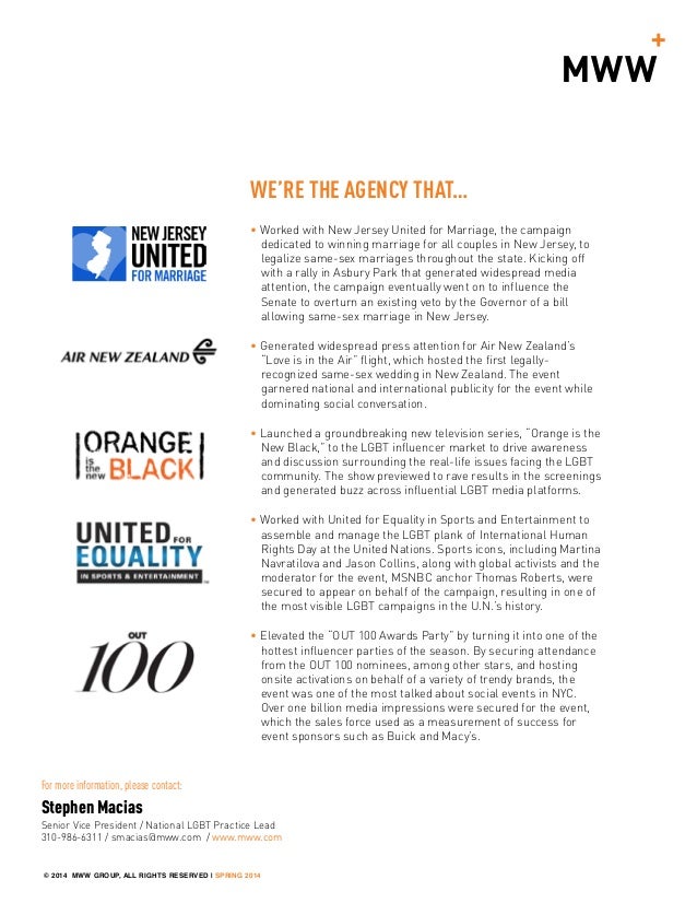 MWW Expertise: LGBT Marketing