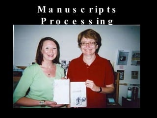 Manuscripts Processing