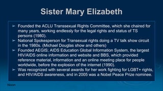 LGBT History People and Events Part 3: Contemporary America | PPT