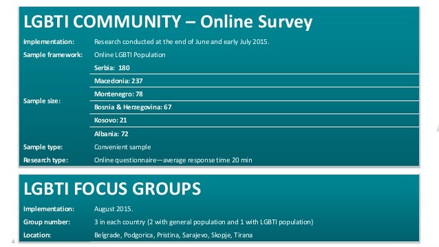 NDI Public Opinion Poll in the Balkans on LGBTI Communities  Slide 4