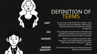 LGBT PSYCHOLOGY Overview for Gender and Society | PPTX