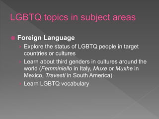 LGBTQ Education and Inclusion [Updated] | PPTX