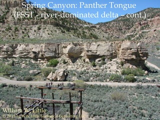 DSC07139
Spring Canyon: Panther Tongue
(FSST - river-dominated delta – cont.)
Photo by W. W. Little
William W. Little
© 2015 by W.W. Little Geological Consulting, LLC
 
