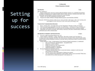 Setting
 up for
success
 