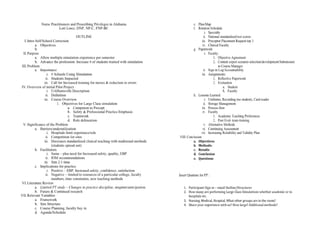 HPSN 2012: Large Class Simulation