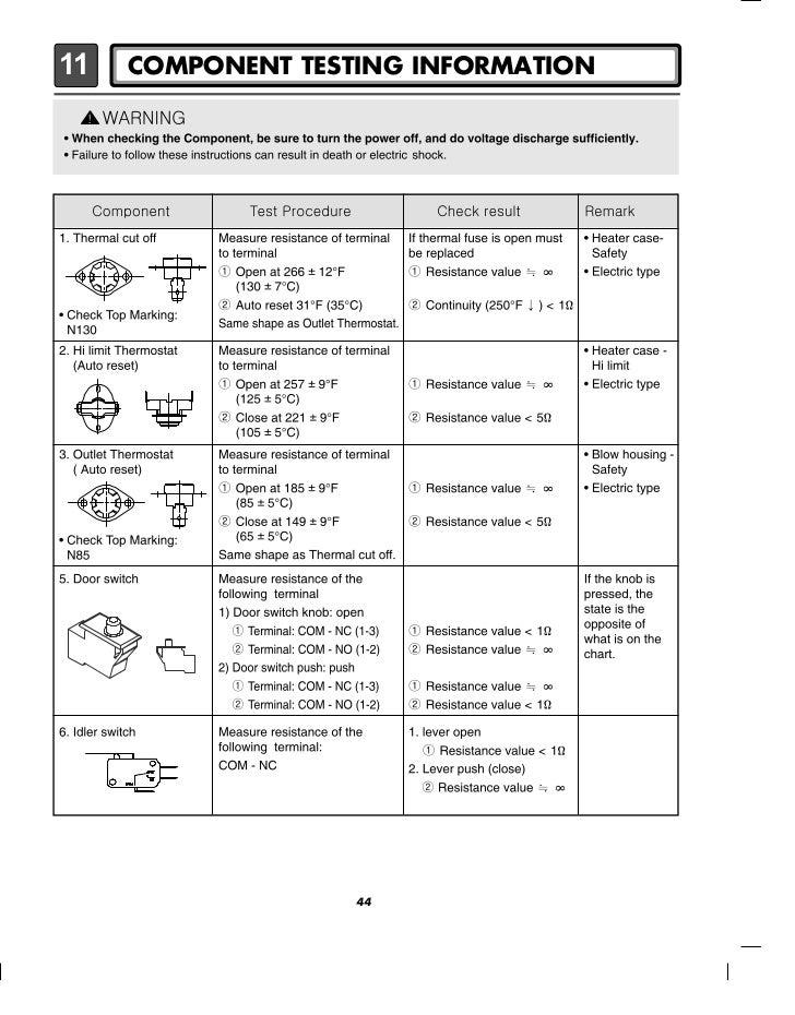 Lg Commercial Front End Dryer User Manual