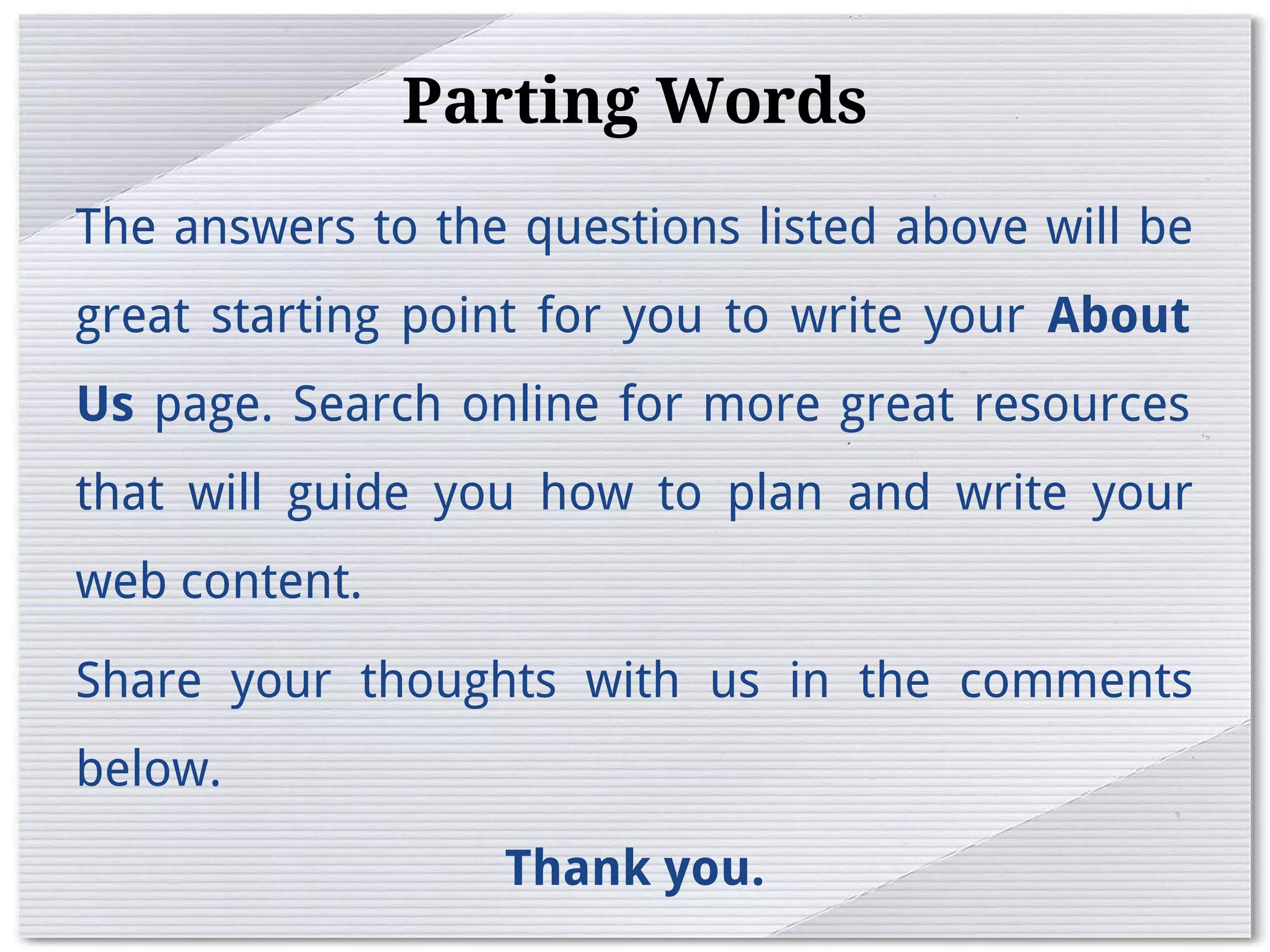 Learn How to Write an Effective About Us Page for Your Business Website ...