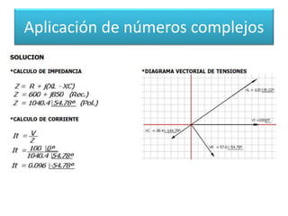 Aplicación de números complejos
 
