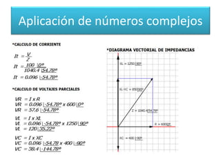 Aplicación de números complejos
 