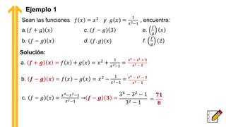 Solución:
Ejemplo 1
 