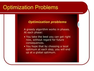 Optimization Problems
 