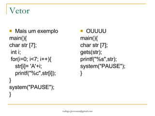 Pseudo-c ódigo É a escrita do famoso “Portugol”, onde você irá escrever o código com palavras muito, MAS MUITO parecidas, com as utilizadas em algumas linguagens de programação. Se a<100 Então faça ate a = 100 A= a+1 Senão Escrever “número já é maior pó” fim 