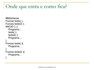 Podemos ter ainda mais uma dimensão Caracter Matrix [5][9][3]; Claro que teremos 3 laços para controlar esse tipo 1 2 3 ‘ o’ ‘ h’ 1 2 3 4 5 1 2 3 4 5 6 7 8 9 ‘ a’ 