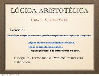 Lógica Aristotélica