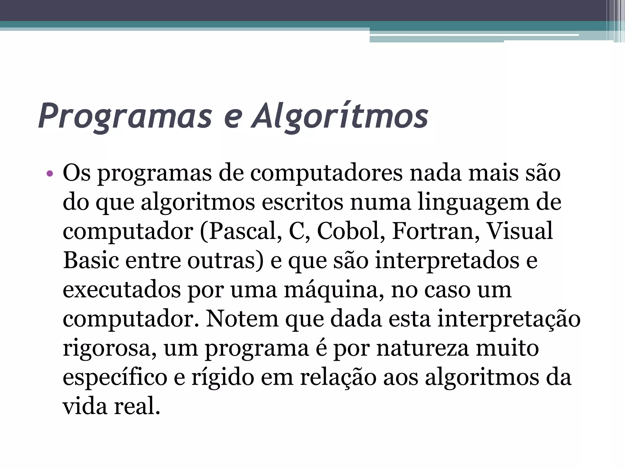 Usar frases curtas e simples 