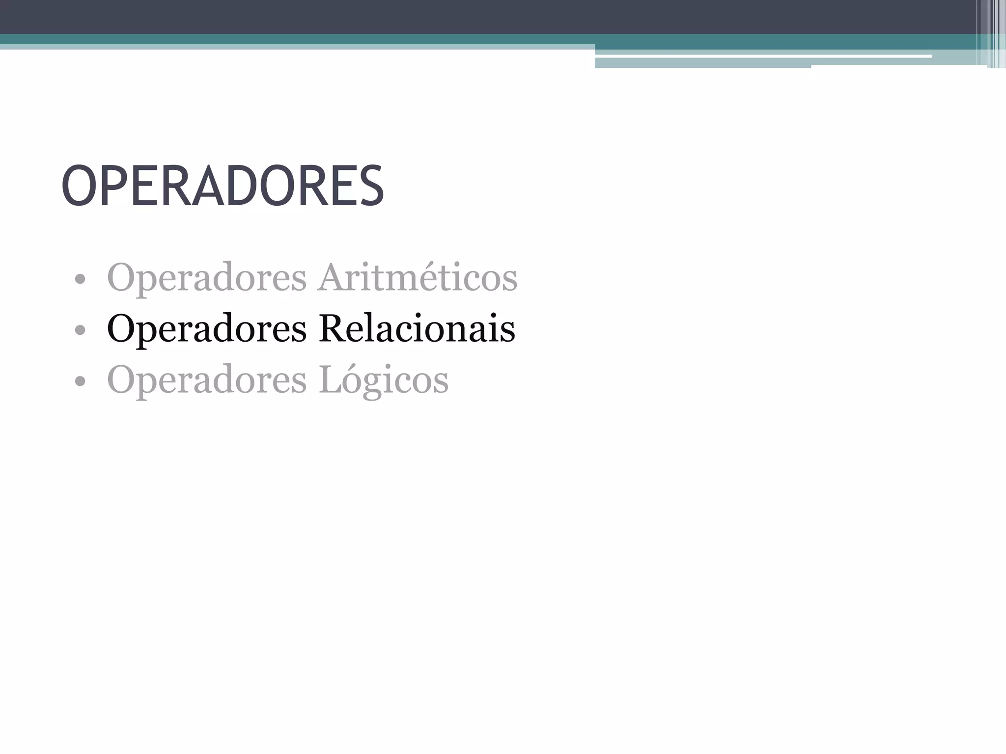 Constantes e variaveisVariáveis e constantes são os elementos básicos que um programa manipula. Uma variável é um espaço reservado na memória do computador para armazenar um tipo de dado determinado.Características São modificáveisPossuem nome e conteúdoTipos básicosInteiros, reais, literais, lógicos