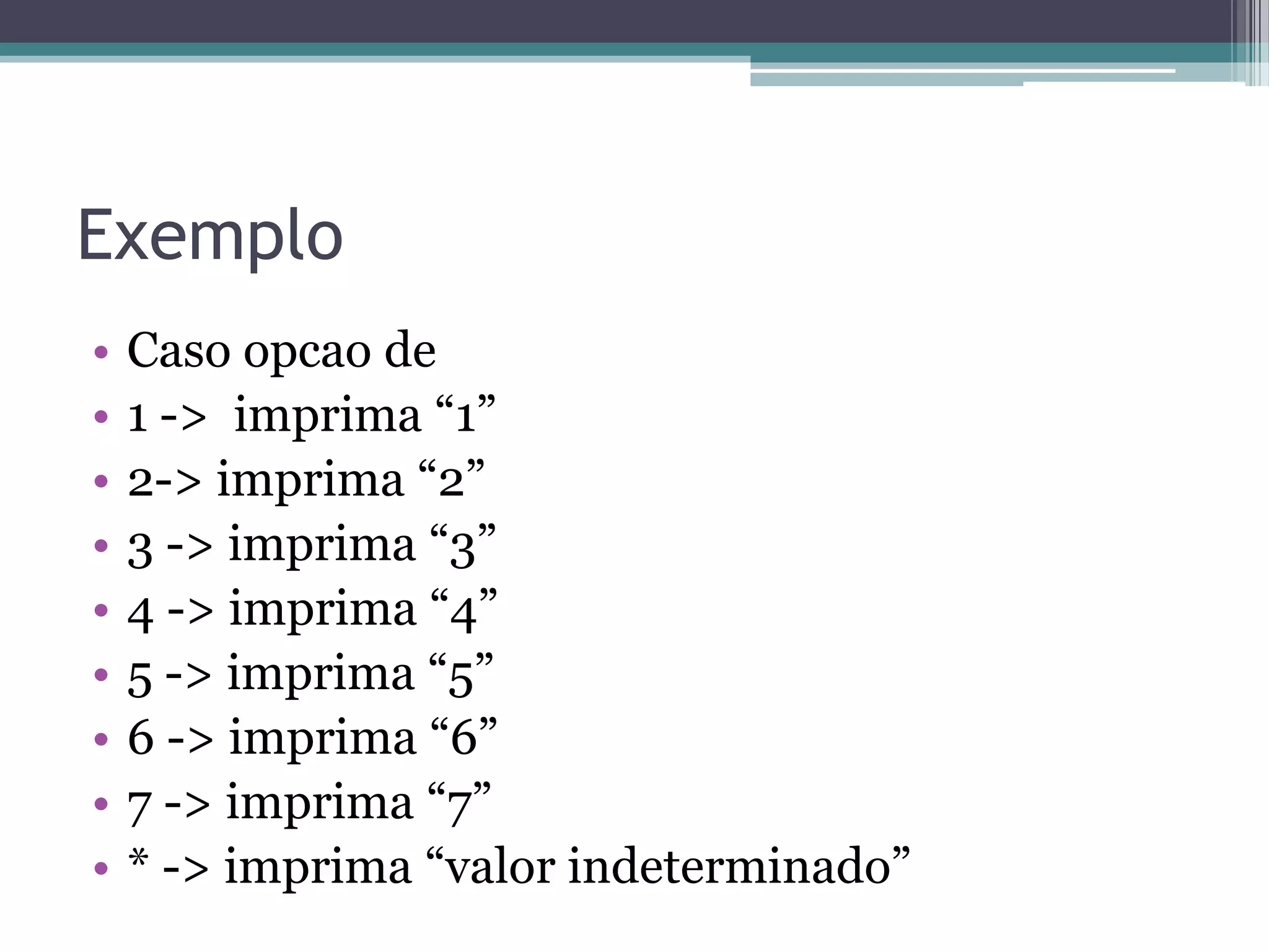 Decisão A estrutura de decisão “SE/ENTÃO/SENÃO”, funciona exatamente como a estrutura “SE”, com apenas uma diferença, em “SE” somente podemos executar comandos caso a condição seja verdadeira, diferente de “SE/SENÃO” pois sempre um comando será executado independente da condição, ou seja, caso a condição seja “verdadeira” o comando da condição será executado, caso contrário o comando da condição “falsa” será executado
