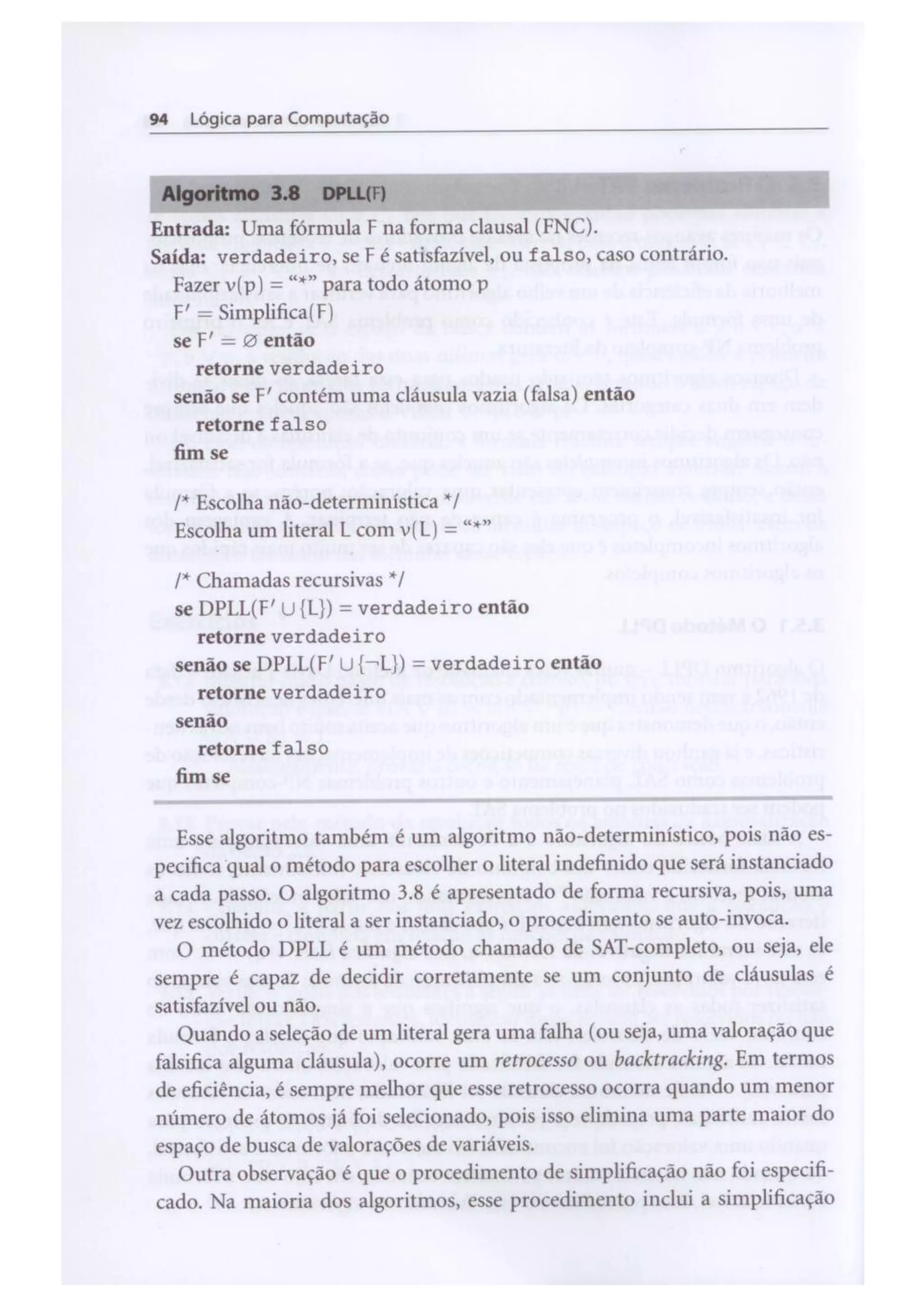 Lógica para computação   silva-finger-melo