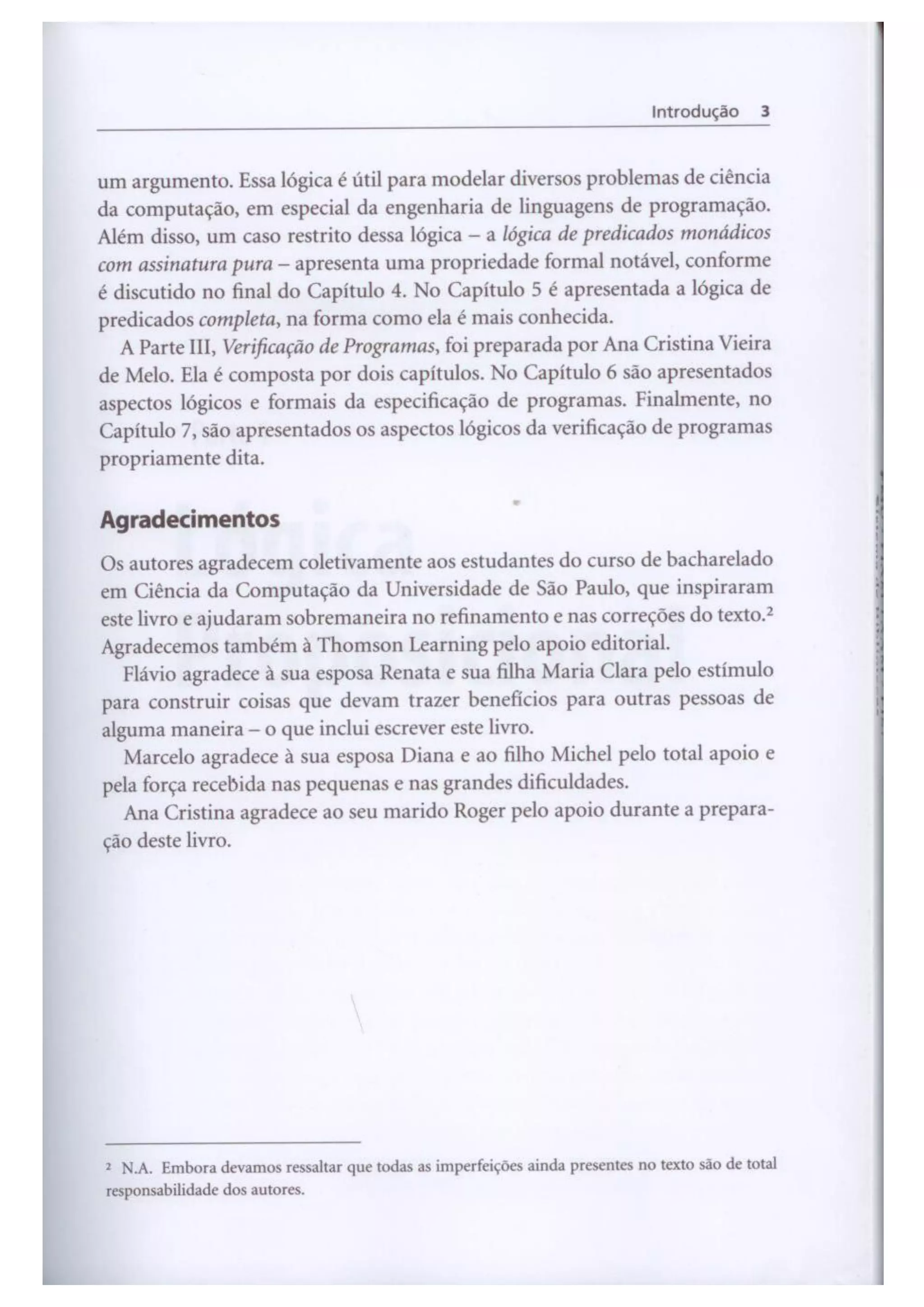 Lógica para computação   silva-finger-melo