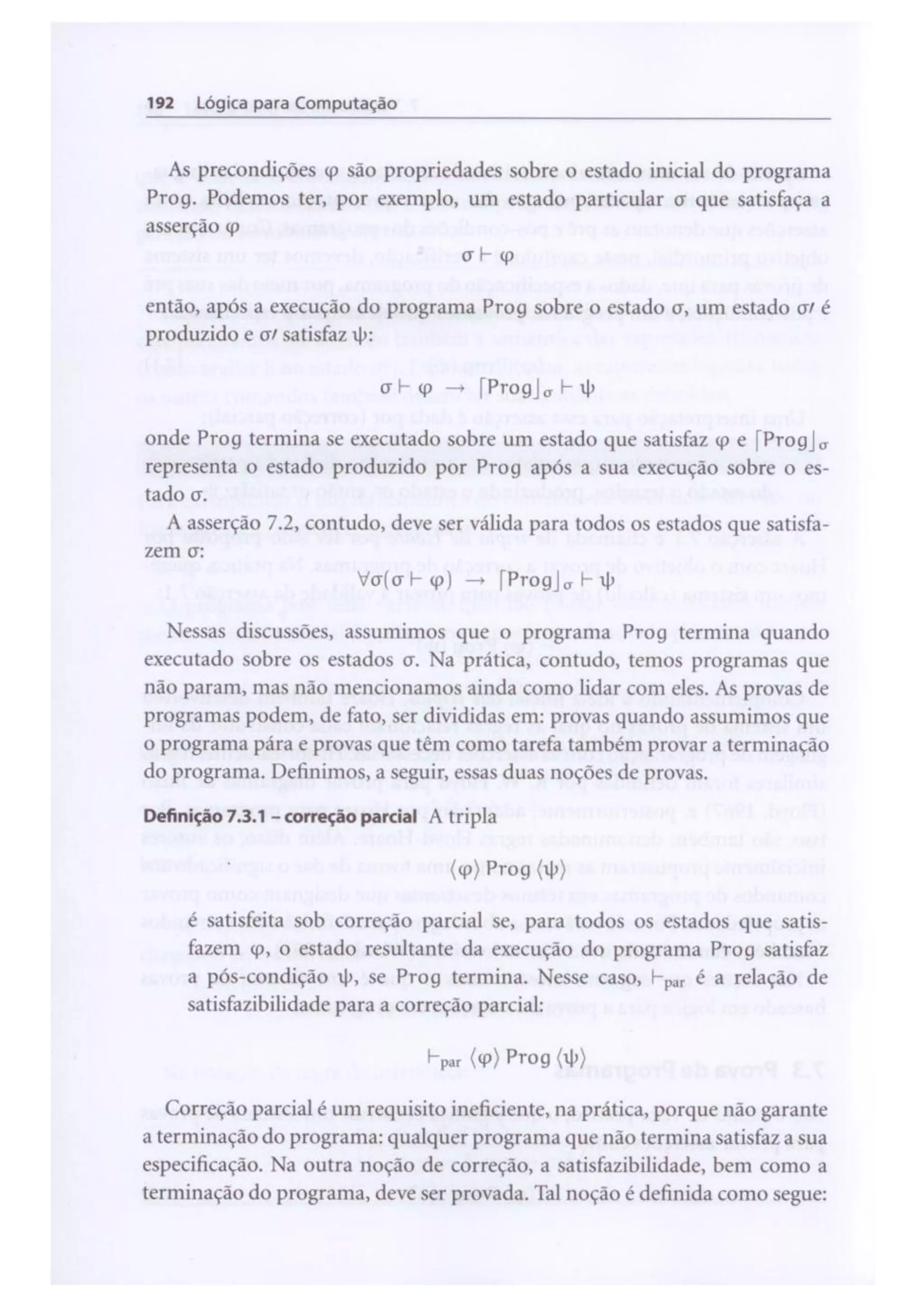 Lógica para computação   silva-finger-melo