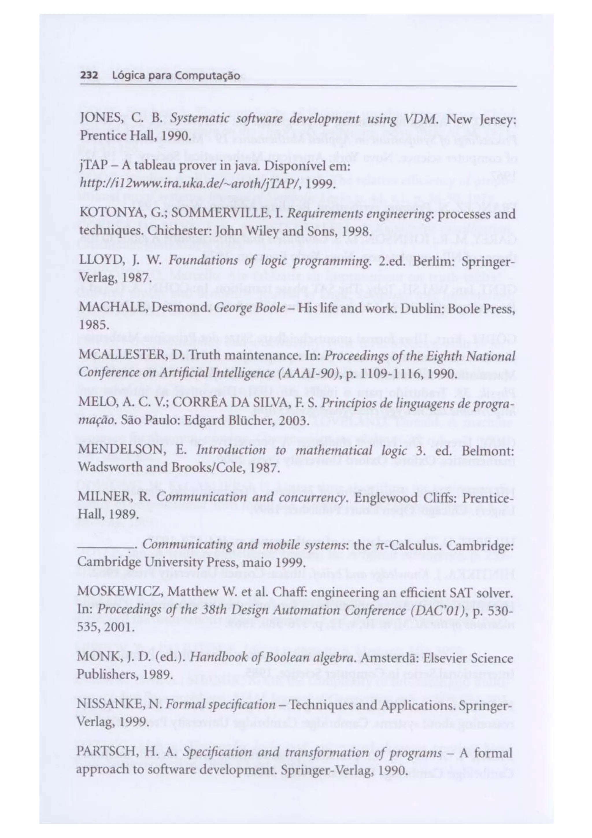 Lógica para computação   silva-finger-melo