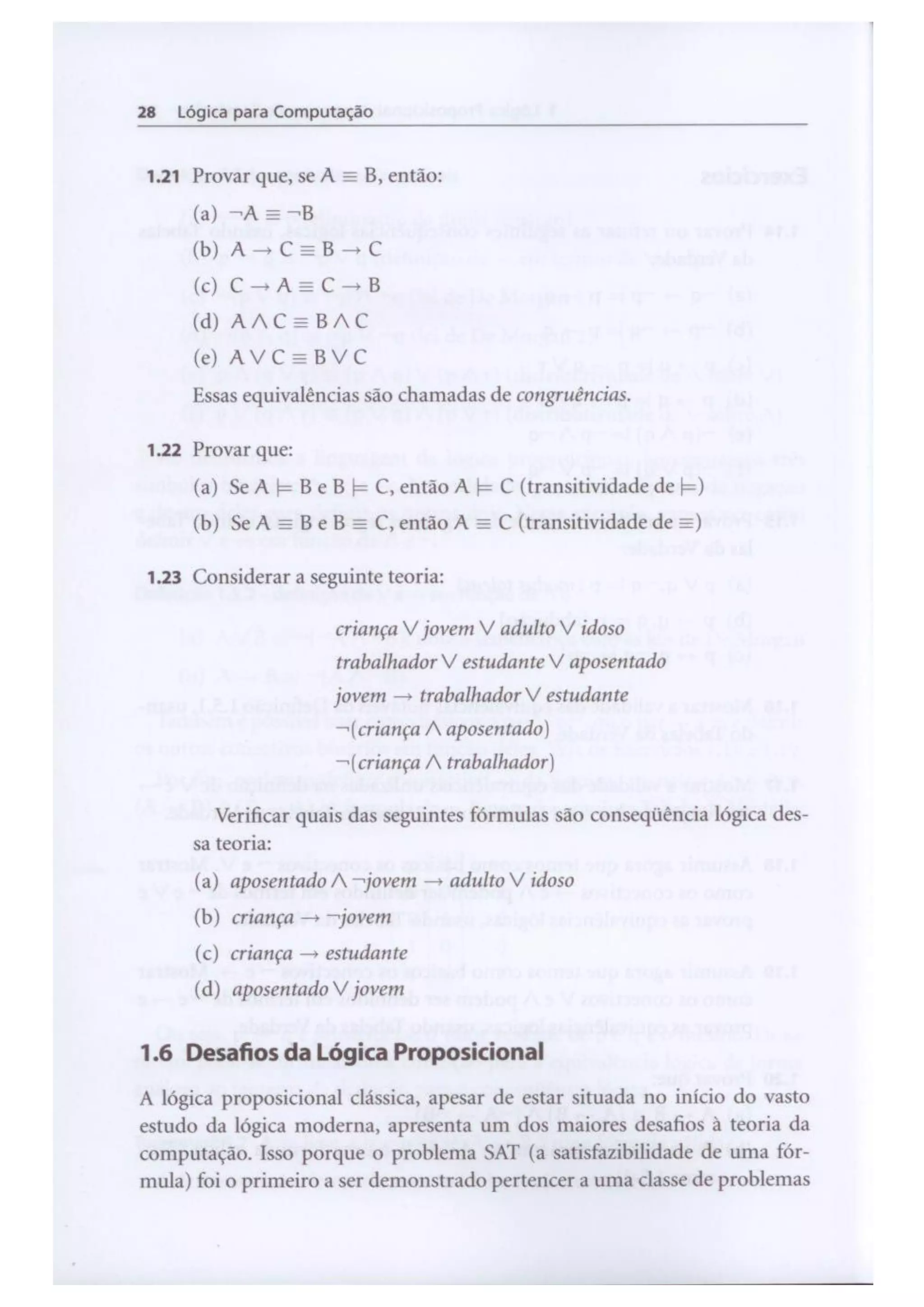 Lógica para computação   silva-finger-melo