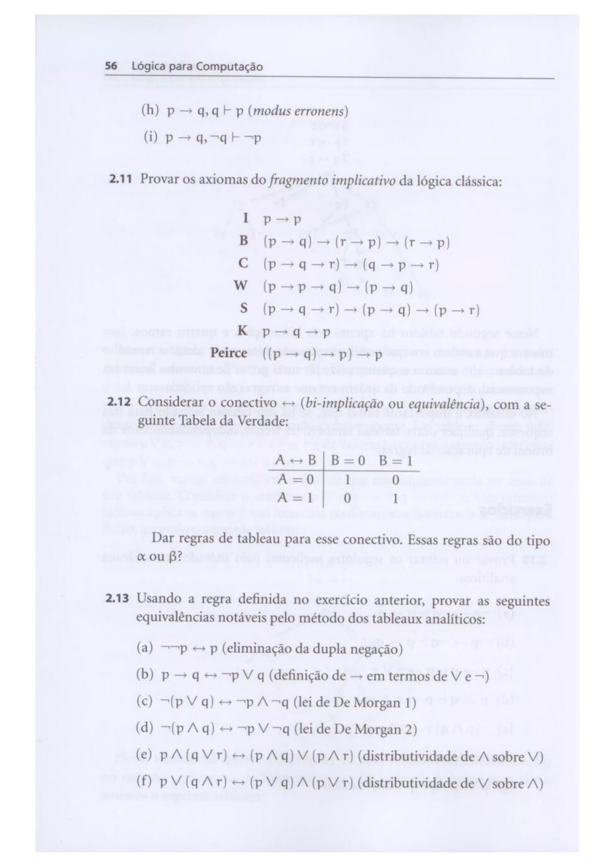 Lógica para computação   silva-finger-melo