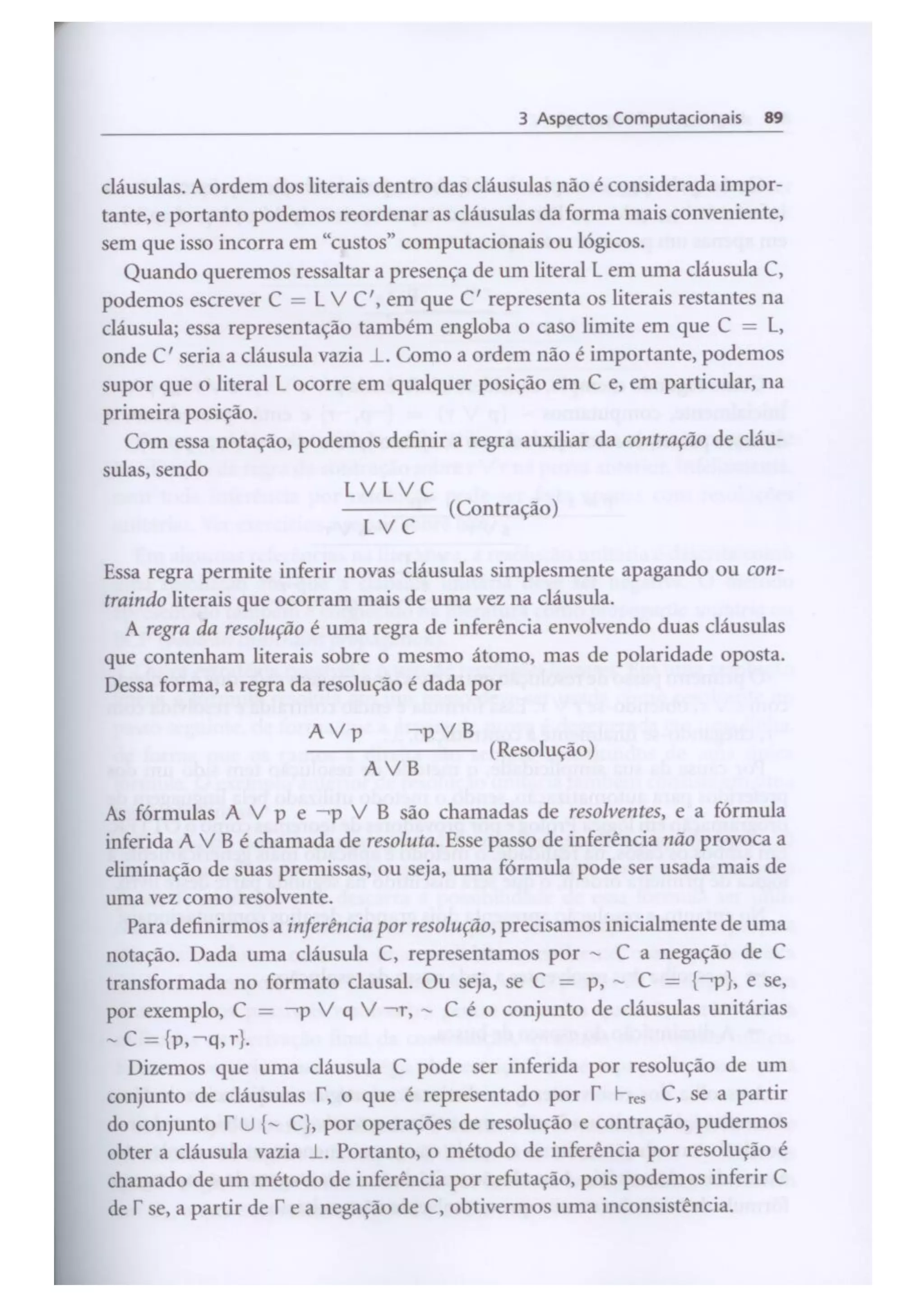 Lógica para computação   silva-finger-melo
