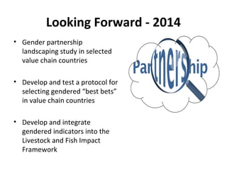 The ILRI Gender Team: 2013-2014 highlights