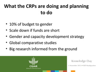 The ILRI Gender Team: 2013-2014 highlights