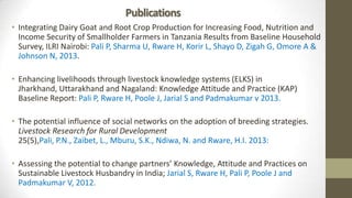 ILRI Monitoring, Evaluation and Learning (MEL) Team: 2013 highlights and 2014 plans
