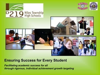 Ensuring Success for Every Student
Facilitating academic success for all
through rigorous, individual achievement growth targeting
 