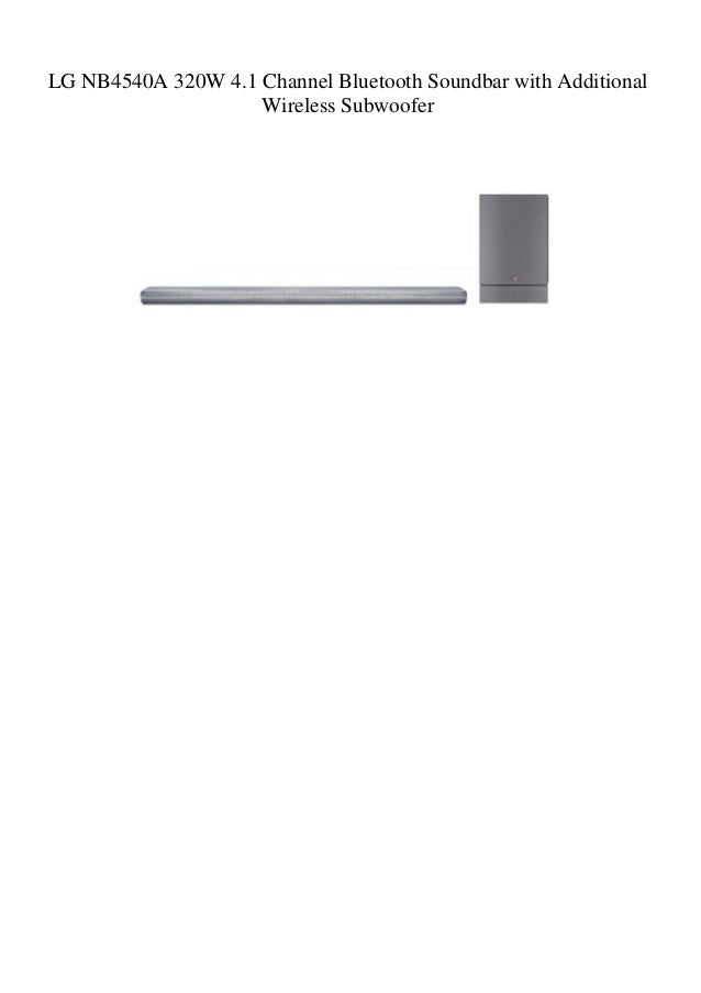 lg 320w soundbar with wireless subwoofer