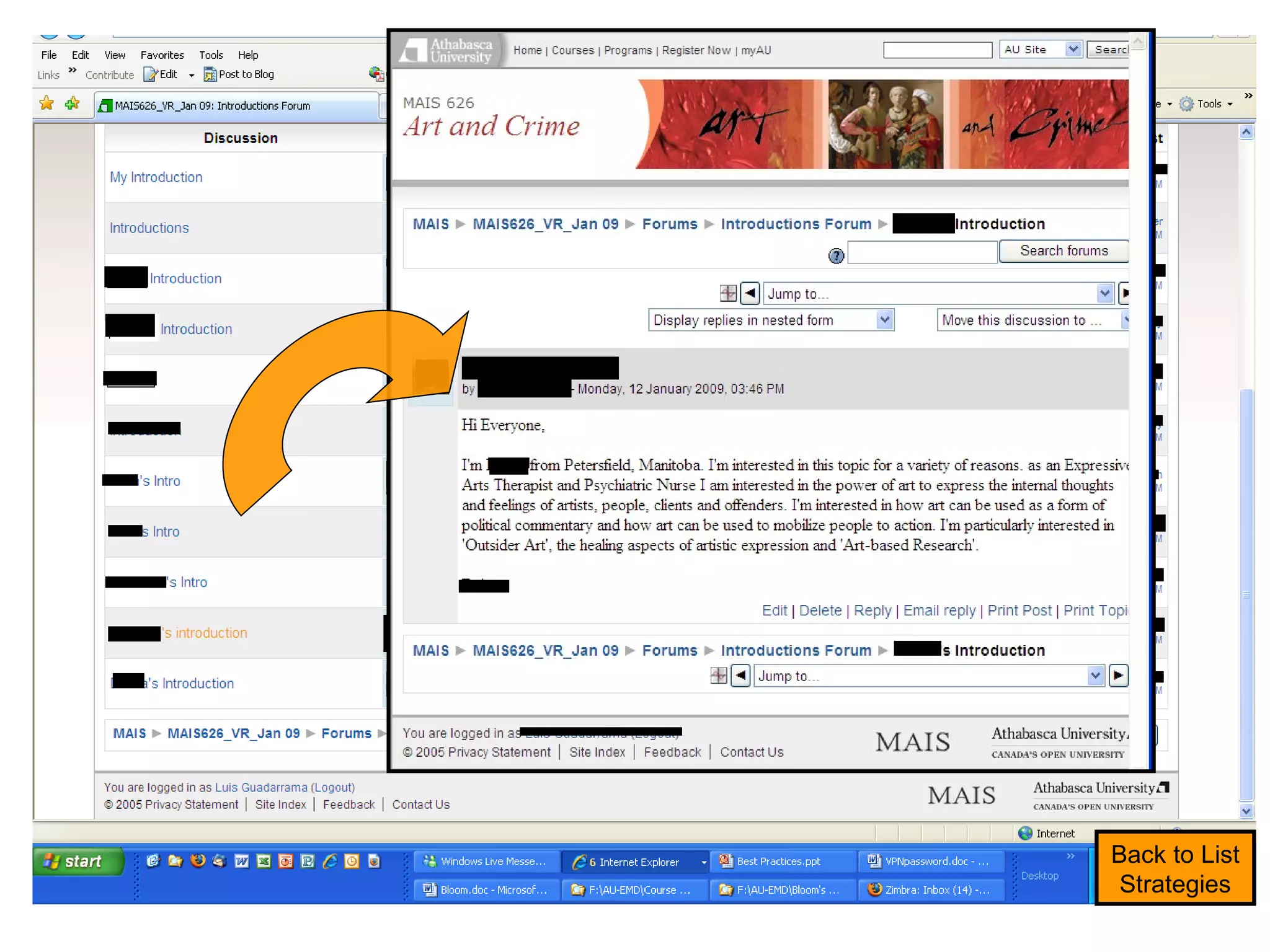 Back to List Strategies 
