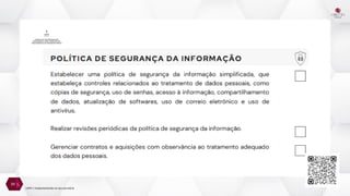 39
LGPD | Implementando no seu escritório
 
