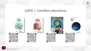 LGPD | Cartilhas educativas
57
LGPD | Implementando no seu escritório
 