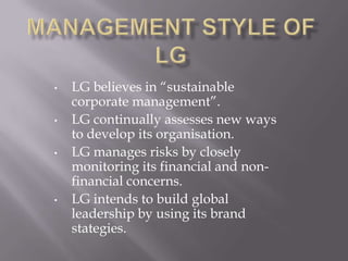 LG  market share in IndiaLG share in Indian market by volume29.4% in refrigerators.