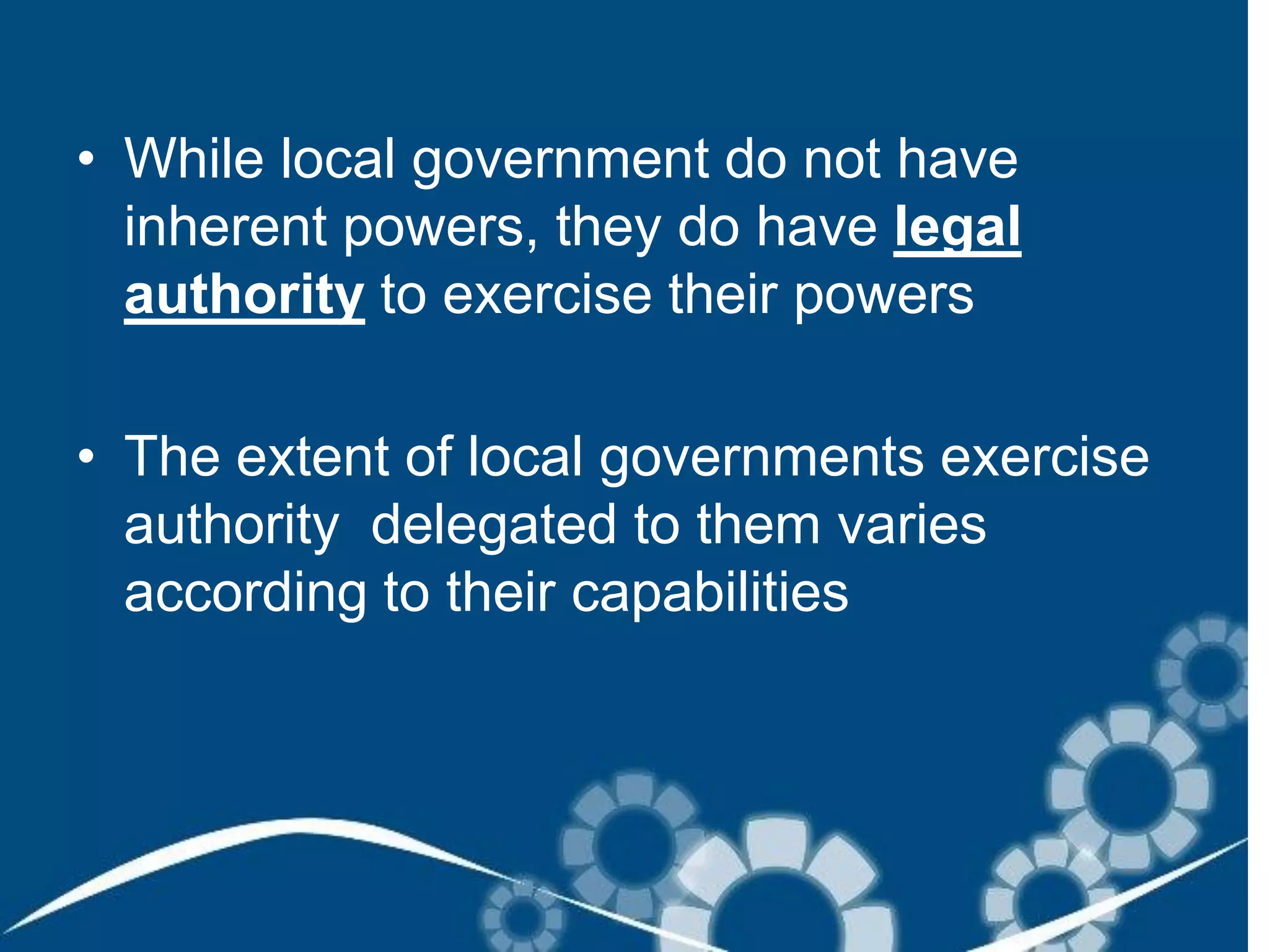 Local Government and Regional Administration | PDF
