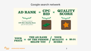 KNOWLEDGE SESSION
Google search netwerk
7
 