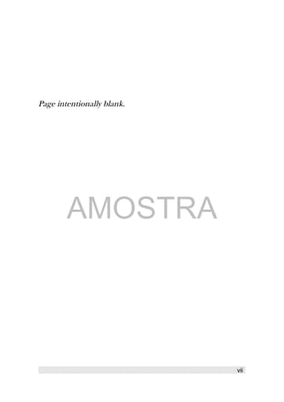Page intentionally blank.
vii
AMOSTRA
 