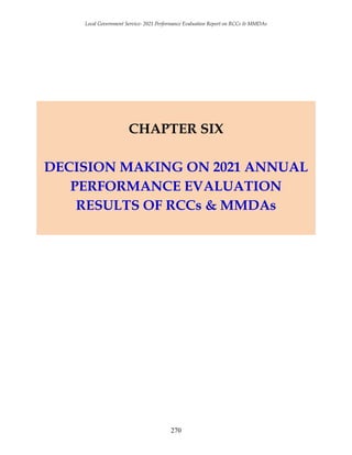 LGS 2021 Annual Performance Evaluation Report RCCs