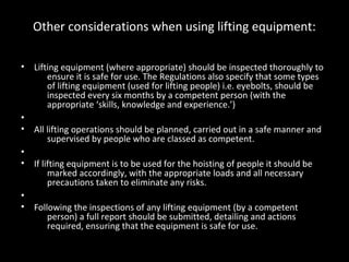 LOLER Regulations 1998 | ODP