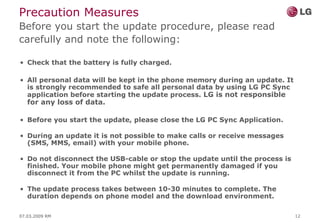 LG User Guide Upgrade Tool