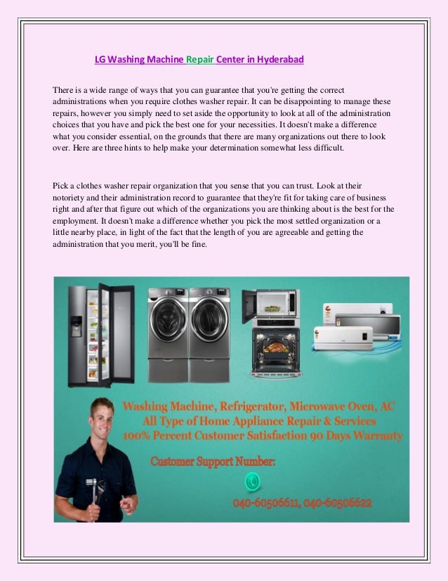 Lg washing machine repair center in hyderabadpdf