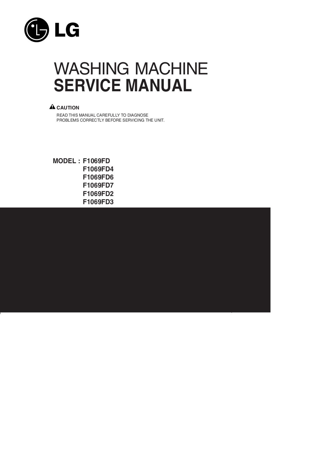 LG Commercial Washing Machine User Manual