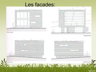 Les façades:
 