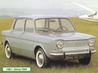 1961 : Simca 1000
 