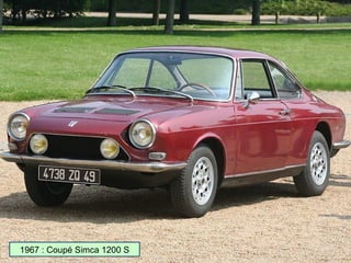 1967 : Coupé Simca 1200 S
 